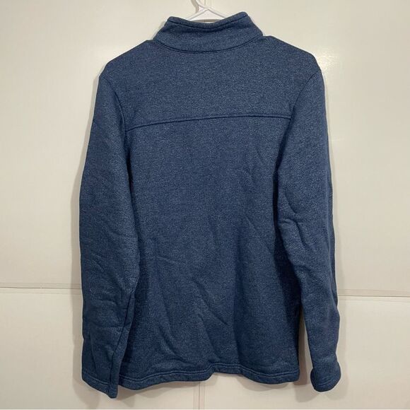 Columbia Navy Blue Half Zip Fleece Jacket - Picture 2 of 4